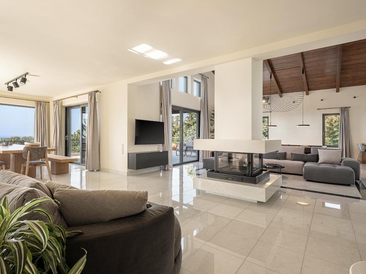 Villa Heora - The Floating Residence Tria Monastiria ภายนอก รูปภาพ